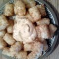 Gutman's cooksnap of when they made blooming onion dipping sauce.