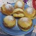 El cooksnap de Sandra Zamorano Vidal cuando hizo Berlines al horno con manjar.