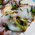 El cooksnap de Lucía Hernández cuando hizo Canelones light (sin masa).