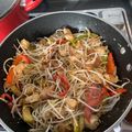 El cooksnap de Nery Pereira cuando hizo Verduras con pollo al wok.