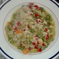 El cooksnap de Lola cuando hizo Arroz de verduras.