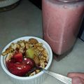 El cooksnap de Mario H. Davi cuando hizo Licuado frutillas y manzana.