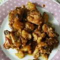El cooksnap de Zaira cuando hizo Conejo al ajillo a mi manera.