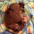 El cooksnap de Lourdes González cuando hizo Brisket estilo Texas al horno.