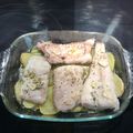 El cooksnap de mjmonseco cuando hizo Merluza del pincho al horno, con patatas y ajos.