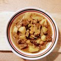Sarah Moss's cooksnap of when they made Left over prime rib stew.