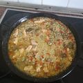 El cooksnap de basiliolmo cuando hizo Arroz caldoso con salmón.