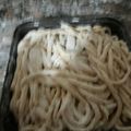 El cooksnap de Luis Ignomirello cuando hizo Fideos caseros.