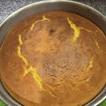 El cooksnap de Cristian Fernández cuando hizo Torta de durazno 🍑 licuada.