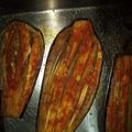 El cooksnap de Laura Burgos cuando hizo Berenjenas picante y oliva, asadas al horno.
