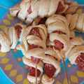 Cooksnap από Barbie Darbie στη συνταγή "Corn" dogs με λωρίδες σφολιάτας