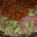 El cooksnap de Lucia Macarena Sasso cuando hizo Tallarines de remolacha.