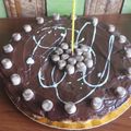 El cooksnap de Fernando Enria cuando hizo Tarta estilo toffi Valeria o bombón.