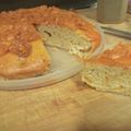 El cooksnap de M Angeles Ibarra cuando hizo Tarta de nísperos.