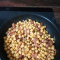El cooksnap de Irene cuando hizo Garbanzos con chorizo y bacon.