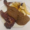 El cooksnap de Esteban Villaverde Deleyto cuando hizo Salsa de manzana para el confit de pato.