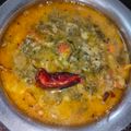 Ayisha 's cooksnap of when they made சிவப்பு பொன்னாங்கண்ணி கீரை பருப்பு கடையல்(ponnanganni keerai kadayal recipe in tamil).