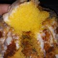 El cooksnap de Rociio Belén cuando hizo Torta invertida con polenta y naranja, de manzanas verdes.