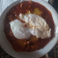 El cooksnap de Sara Acg cuando hizo Heura con patatas y huevo poché.