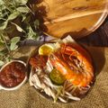 Cooksnap FZ Adzlin semasa beliau membuat 🍜 🦐 LAKSA SARAWAK.