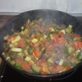 El cooksnap de José Manuel Romero cuando hizo Pisto tradicional.
