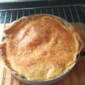 El cooksnap de Marisa Olmeda cuando hizo Quiche de bacon y queso.
