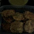 El cooksnap de Cyndy Lopez cuando hizo Tortitas de pollo con salsa verde.