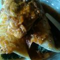 El cooksnap de Fabián Torres cuando hizo Canelones de acelga y pollo.