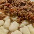 El cooksnap de Sheila D'Alessandro cuando hizo Ñoquis de papa con Bolognesa.