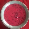 Cooksnap Zuza z czasów, kiedy przygotował Chłodnik z botwinki.