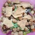 Kashaf Khan's cooksnap of when they made Aloo Cholay.