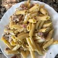 El cooksnap de Guillermo N cuando hizo Macarrones con bacon y nata.