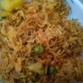 Ravina Sethi का कुकस्नैप जब उन्होंने मटर वाली नमकीन सेवइयां (matar wali namkeen seviyan recipe in Hindi) बनाया था।