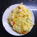 El cooksnap de Criistiina Tomas Joaquin cuando hizo Tortilla de judías verdes y zanahorias con cebolla frita.
