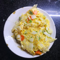 El cooksnap de Criistiina Tomas Joaquin cuando hizo Tortilla de judías verdes y zanahorias con cebolla frita.