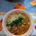 El cooksnap de RA Fernández Oses cuando hizo Locro bien criollo.