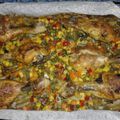 VirágM Cooksnap-ja, amikor elkészítette a(z) Tepsis csirke receptet.