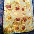 El cooksnap de Andrea Espinola cuando hizo Sopa paraguaya.