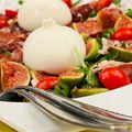 El cooksnap de lusalcidos cuando hizo Ensalada de brevas, burrata y jamón ibérico.