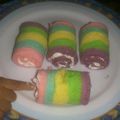 Cooksnap dari Siti Nur Laily untuk resep Bolu Gulung Rainbow Mini Kukus