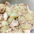 El cooksnap de Ana Isabel G C cuando hizo Patata asada en salsa de yogur atún y pavo.