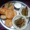 Nirmala Rajput का कुकस्नैप जब उन्होंने सात्विक थाली (Satvik thali recipe in hindi) बनाया था।