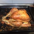 El cooksnap de virginia cuando hizo Pularda rellena con setas, ciruelas y piñones.