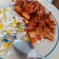 El cooksnap de Diana Laóura Montes cuando hizo Carne enchilada de cerdo a la mexicana.