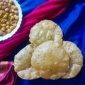Heejal Pandya's cooksnap of when they made છોલે ભટુરે(ગુજરાતી થાળી) (Chole Bhature Recipe In Gujarati).