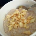 El cooksnap de Claudia Castro Alvarez cuando hizo Porridge de avena y manzana.
