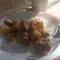 El cooksnap de Almudena Collado cuando hizo Solomillo de cerdo encebollado con patatas.