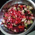 Veena Mehta's cooksnap of when they made મિક્સ ફ્રૂટ વેજીટેબલ સલાડ (Mix Fruit Vegetable Salad Recipe In Gujarati).
