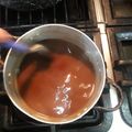 El cooksnap de Claudia La Grotta cuando hizo Salsa agridulce.