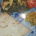 Bushra Mazhar's cooksnap of when they made Palak gosht.